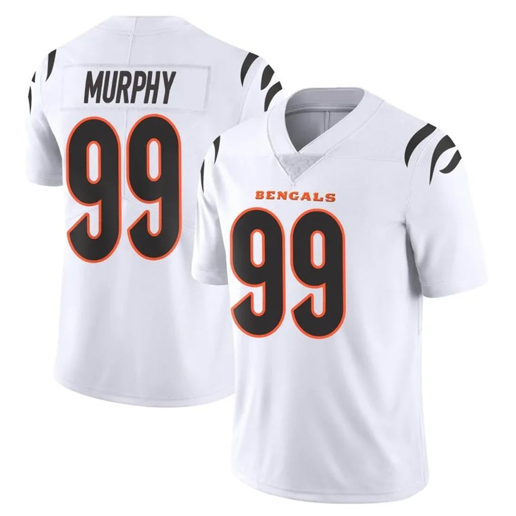 C.Bengals #99 Myles Murphy Player White Vapor Untouchable Limited Home Game Ldoa Stitched Jerseys