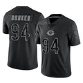 C.Bears #94 Austin Booker Player Black REFLECTIVE Limited Game Ldoa Stitched Jerseys