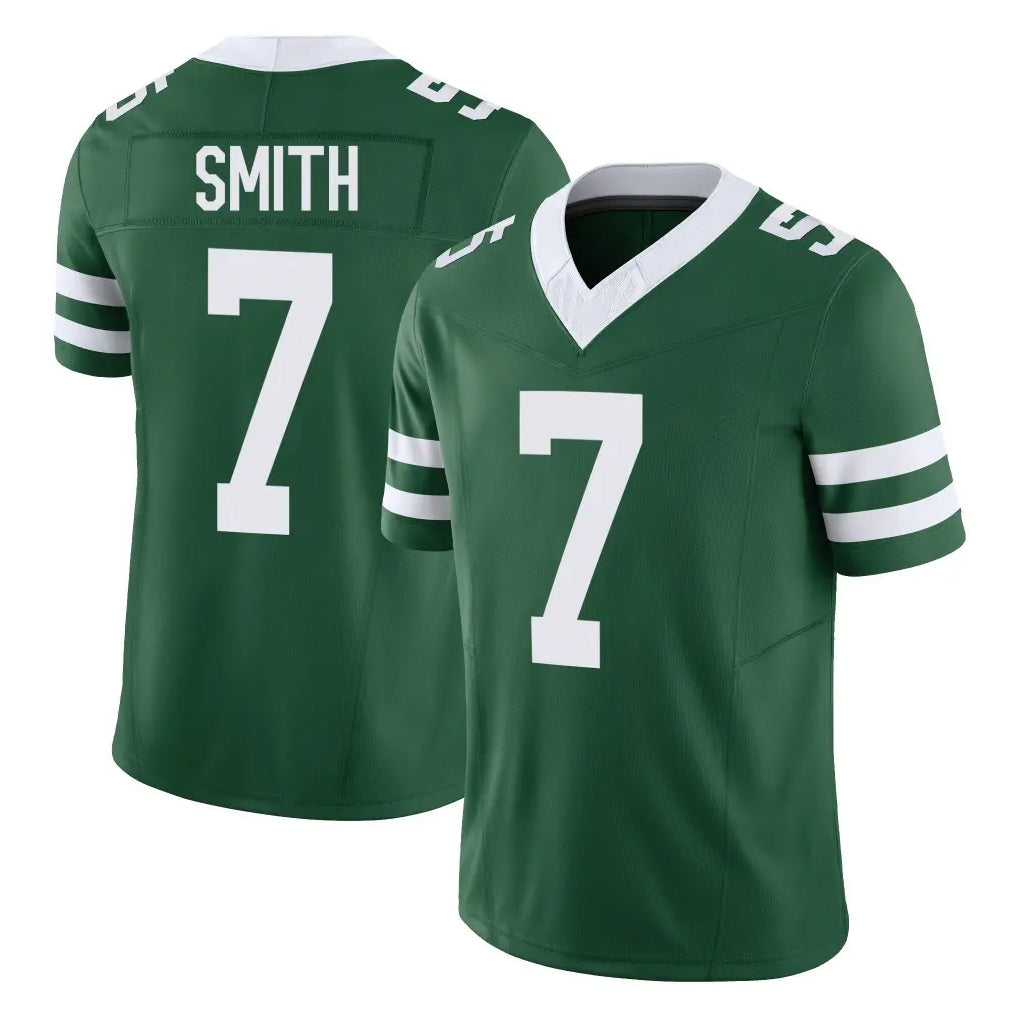 NY.Jets #7 Geno Smith Player Green Legacy Limited Vapor F.U.S.E. Home Game Ldoa Stitched Jerseys