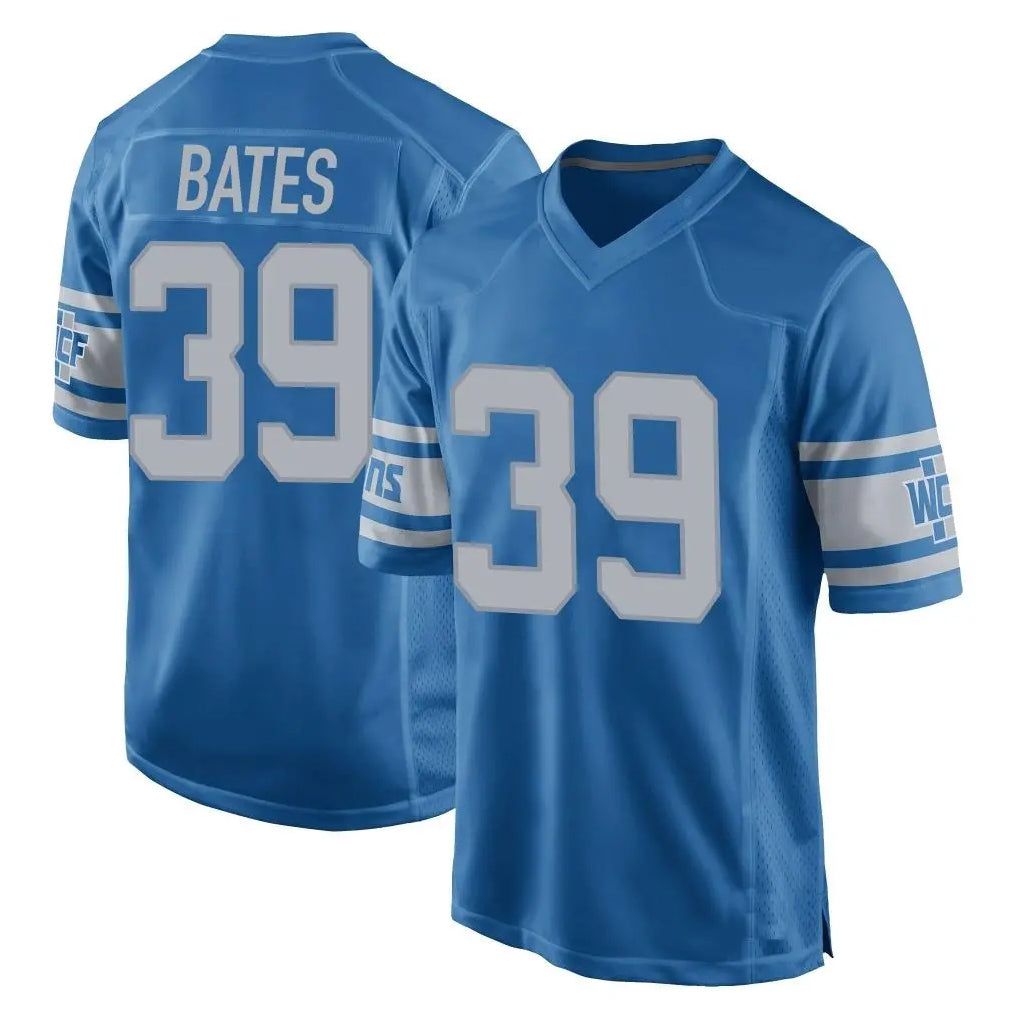 D.Lions #39 Jake Bates Player Blue Vapor Untouchable Throwback Game Ldoa Stitched Jerseys