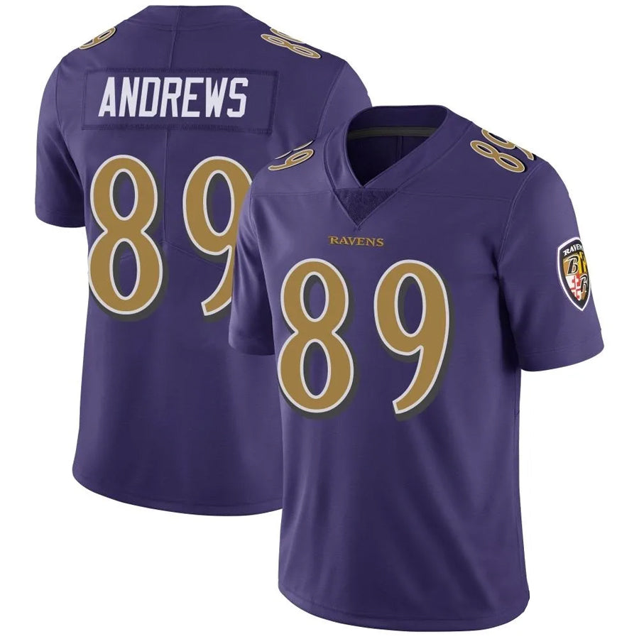 B.Ravens #89 Mark Andrews Player Purple Legend Limited Ldoa Stitched Jerseys