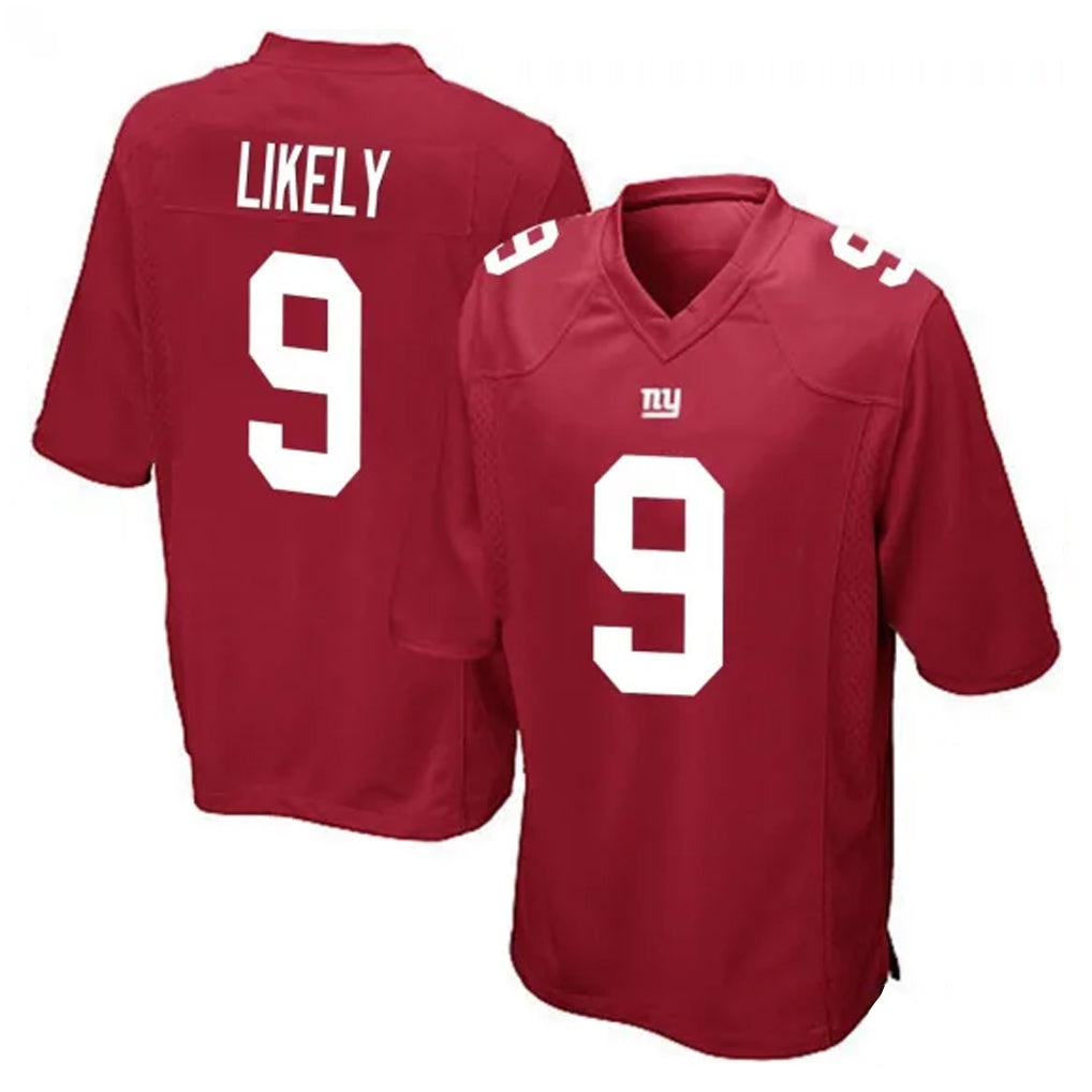 NY.Giants #9 Lsaiah Likely Player Red Home Game Ldoa Stitched Jerseys