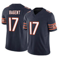 C.Bears #17 Tyson Bagent Player Navy Vapor F.U.S.E. Limited Home Game Ldoa Stitched Jerseys