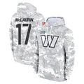 W.Commanders #17 Terry Mclaurin Player Arctic Camo Limited Salute to Service Pullover Hoodies Game Ldoa Stitched Jerseys