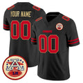 Custom KC.Chiefs Black Limited Vapor F.U.S.E. Home Game Any Name & Numbers Ldoa Stitched Jerseys
