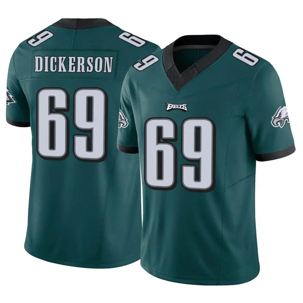P.Eagles #69 Landon Dickerson Player Team Color Green Limited Vapor F.U.S.E. Home Game Ldoa Stitched Jerseys