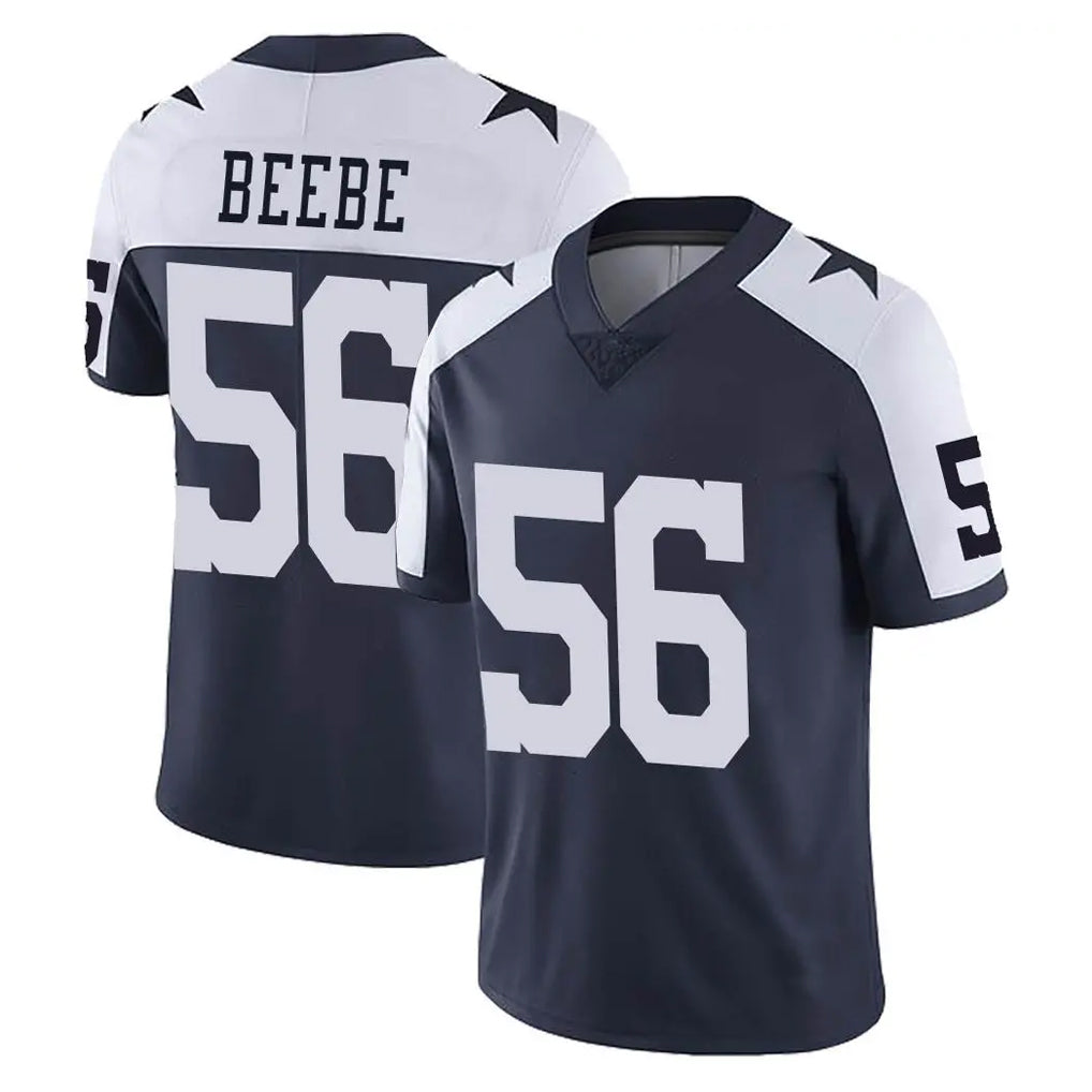 D.Cowboys #56 Cooper Beebe Player Navy-White Limited Alternate Vapor Untouchable Home Game Kdoa Stitched Jerseys