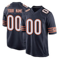 Custom C.Bears Navy Home Game Any Name & Numbers Ldoa Stitched Jerseys