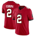 TB.Buccaneers #2 Emeka Egbuka Player Red Limited Vapor F.U.S.E. Home Game Ldoa Stitched Jerseys