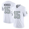LV.Raiders #15 Fernando Mendoza Player White Vapor F.U.S.E. Limited Home Game Ldoa Stitched Jerseys