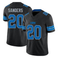 D.Lions #20 Barry Sanders Player Black Alternate Vapor F.U.S.E. Limited Home Game Ldoa Stitched Jerseys