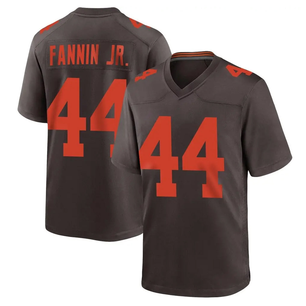 C.Browns #44 Harold Fannin Jr. Player Brown Alternate Home Game Ldoa Stitched Jerseys