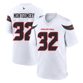 H.Texans #32 David Montgomery Player White Home Game Ldoa Stitched Jerseys