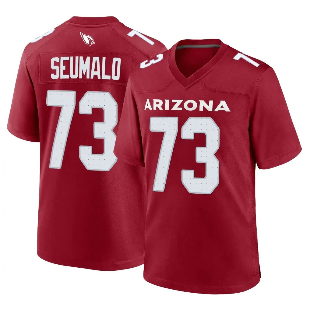 A.Cardinals #73 Isaac Seumalo Player Cardinal Limited Home Game Ldoa Stitched Jerseys