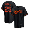 B.Orioles #25 Pete Alonso Player Black Home Game Ldoa Stitched Jerseys