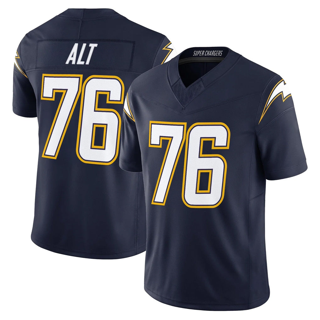 LA.Chargers #76 Joe Alt Player Navy Vapor F.U.S.E. Limited Home Game Ldoa Stitched Jerseys