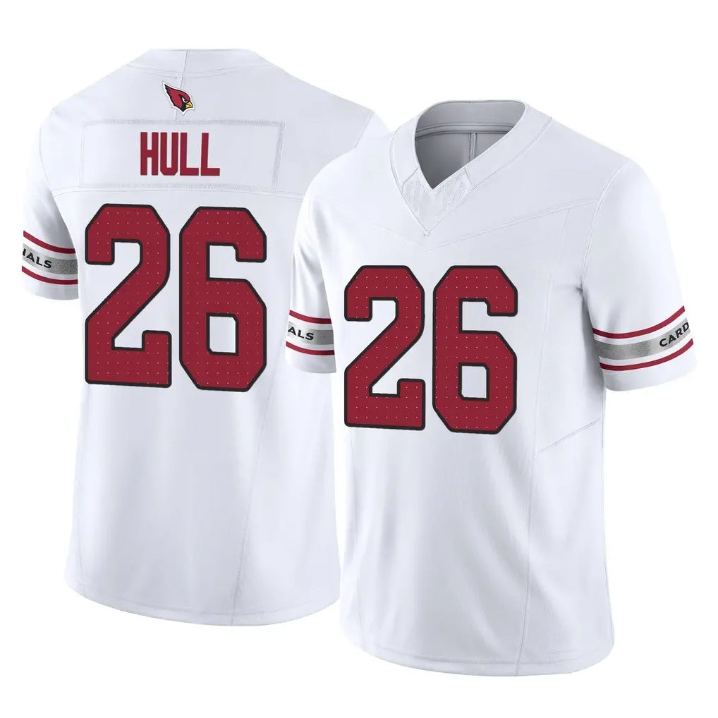A.Cardinals #26 Evan Hull Player White Vapor F.U.S.E. Limited Home Game Stitched Jerseys