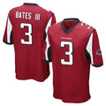 A.Falcons #3 Jessie Bates III Player Red Color Vapor Home Game Ldoa Stitched Jerseys
