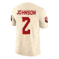 A.Cardinals #2 Will Johnson Player Cream Rivalries Collection Vapor Limited Home Game Ldoa Stitched Jerseys