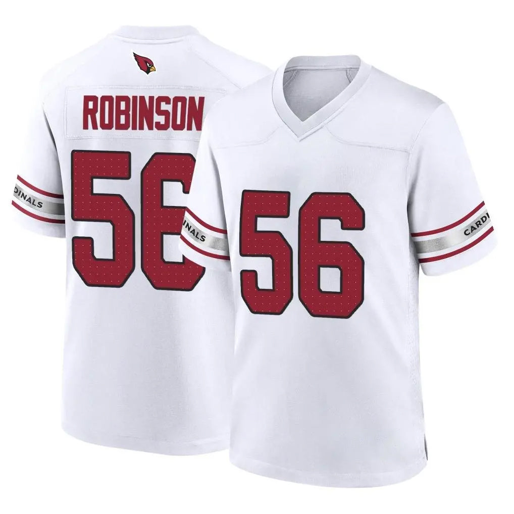 A.Cardinals #56 Darius Robinson Player White Home Game Ldoa Stitched Jerseys