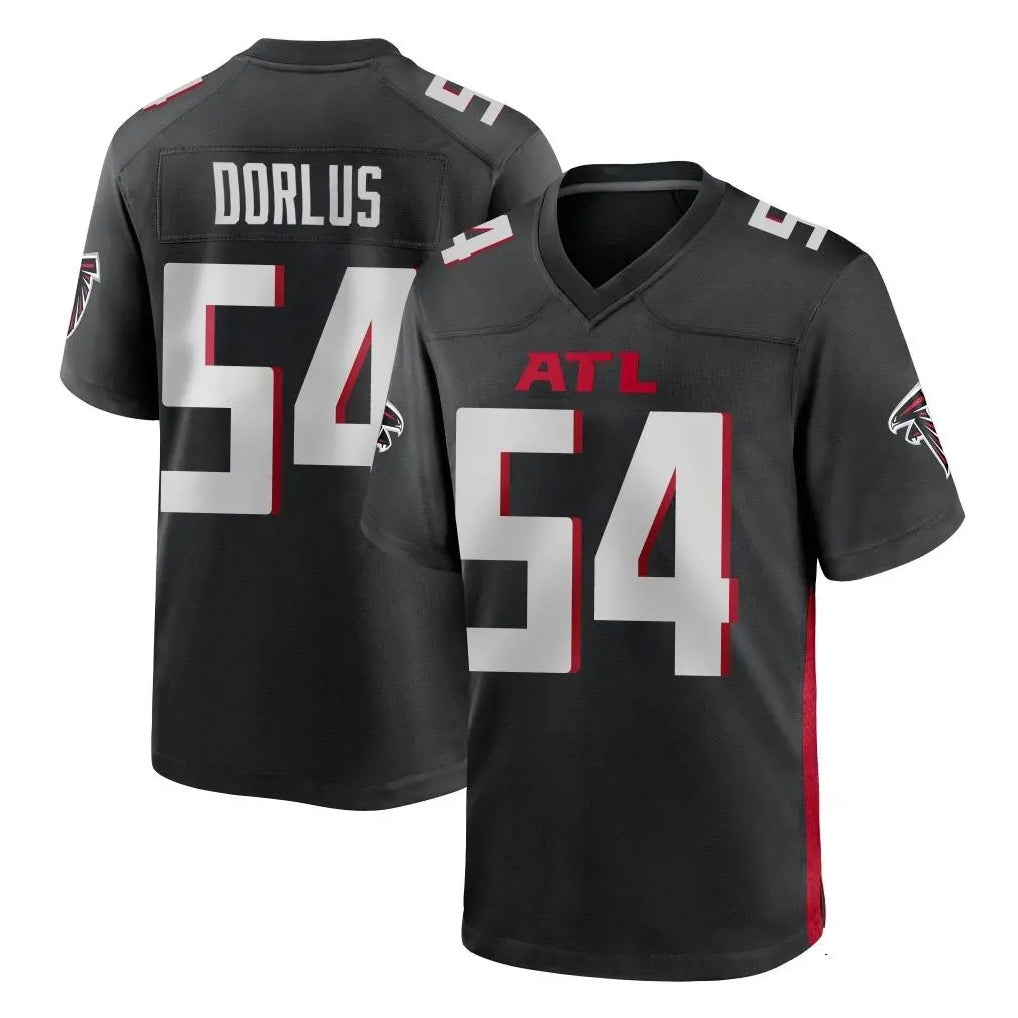A.Falcons #54 Brandon Dorlus Player Black Home Game Ldoa Stitched Jerseys