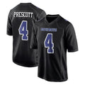 D.Cowboys #4 Dak Prescott Player Carbon Black Fashion Home Game Ldoa Stitched Jerseys