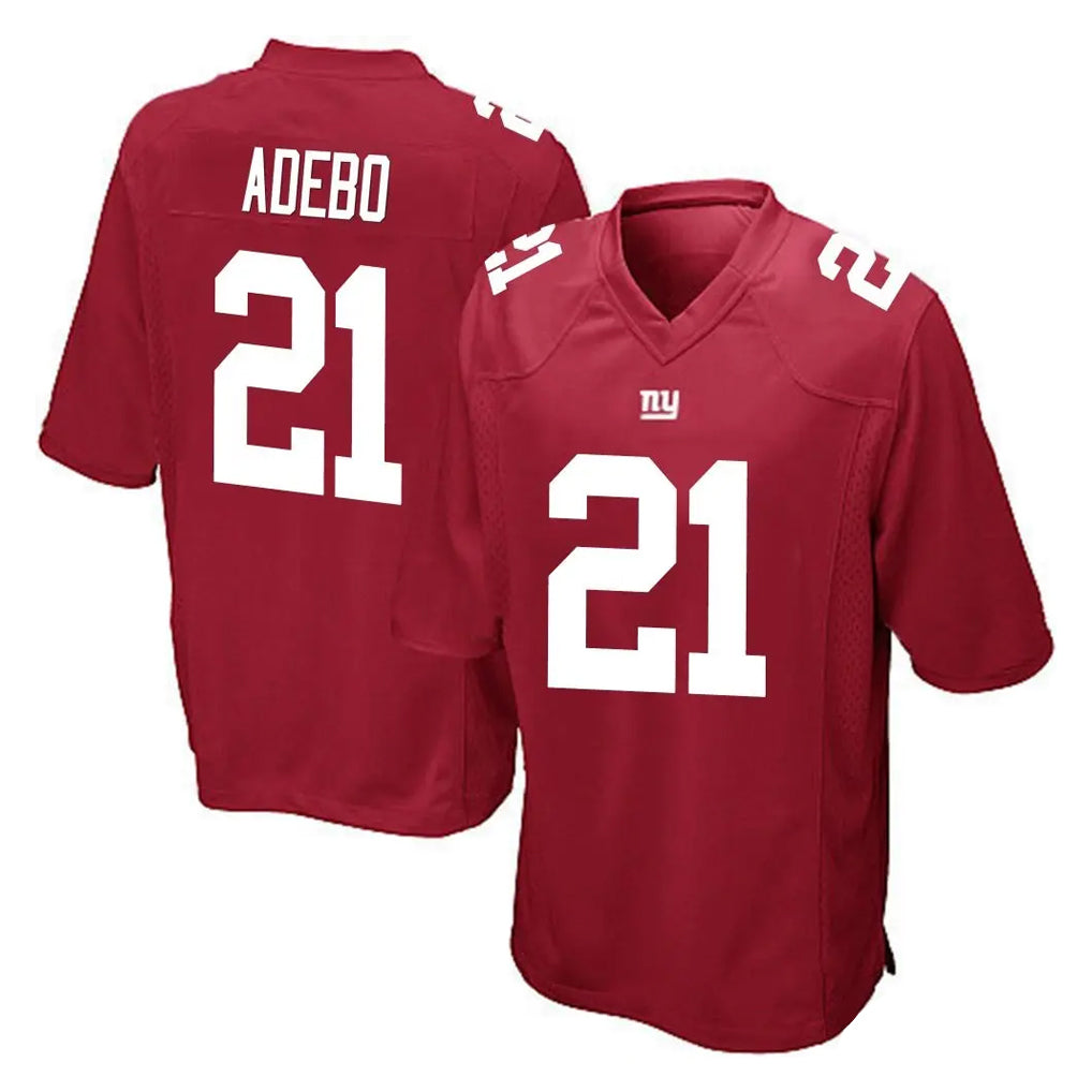 NY.Giants #21 Paulson Adebo Player Red Home Game Ldoa Stitched Jerseys