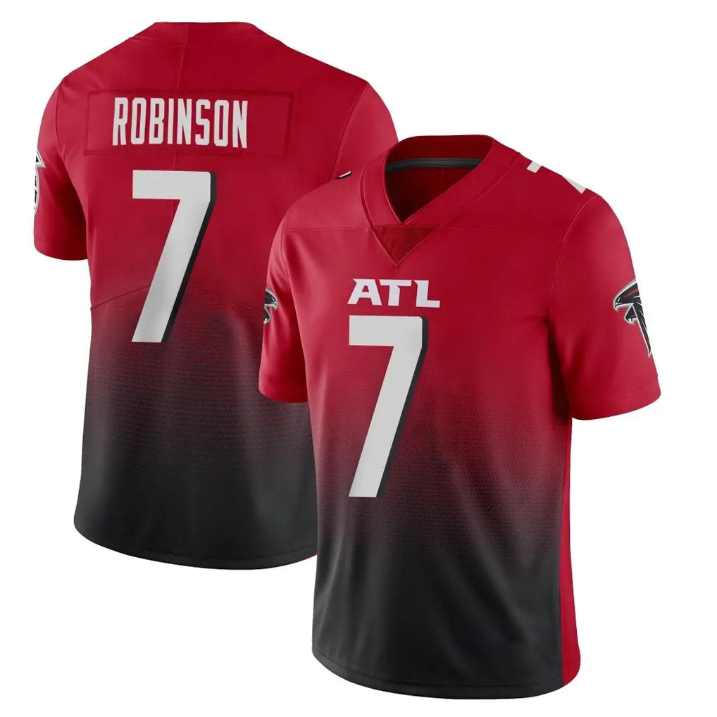 A.Falcons #7 Bijan Robinson Player Red Vapor Untouchable Limited Home Game Ldoa Stitched Jerseys