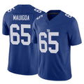 NY.Giants #65 Francis Mauigoa Player Royal Limited Vapor F.U.S.E. Home Game Ldoa Stitched Jerseys