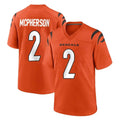 C.Bengals #2 Evan McPherson Player Orange Home Game Ldoa Stitched Jerseys