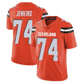 C.Browns #74 Elgton Jenkins Player Orange Alternate Vapor Untouchable Limited Home Game Ldoa Stitched Jerseys
