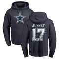 D.Cowboys #17 Brandon Aubrey Player Navy Pullover Hoodies Limited Ldoa Stitched Jerseys