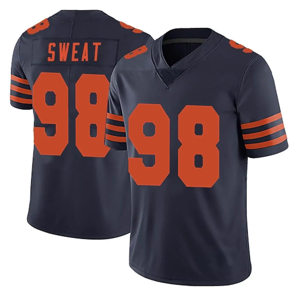 C.Bears #98 Montez Sweat Player Navy Blue Alternate Vapor Untouchable Limited Ldoa Stitched Jerseys