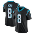 C.Panthers #8 Jaycee Horn Player Black Vapor Untouchable Limited Game Ldoa Stitched Jerseys