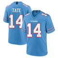 T.Titans #14 Carnell Tate Player Light Blue 2026 Game Home Ldoa Stitched Jerseys