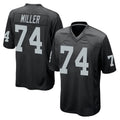 LV.Raiders #74 Kolton Miller Player Black Home Game Ldoa Stitched Jerseys