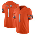 C.Bears #1 Jaylon Johnson Player Orange Vapor F.U.S.E. Limited Home Game Ldoa Stitched Jerseys