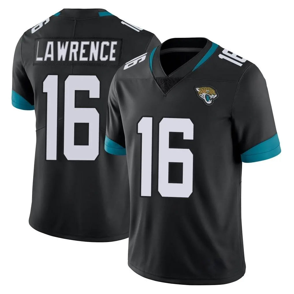 J.Jaguars #16 Trevor Lawrence Player Black Vapor Untouchable Limited Home Game Ldoa Stitched Jerseys
