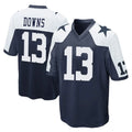 D.Cowboys #13 Caleb Downs Player Navy-White Alternate Home Game Ldoa Stitched Jerseys