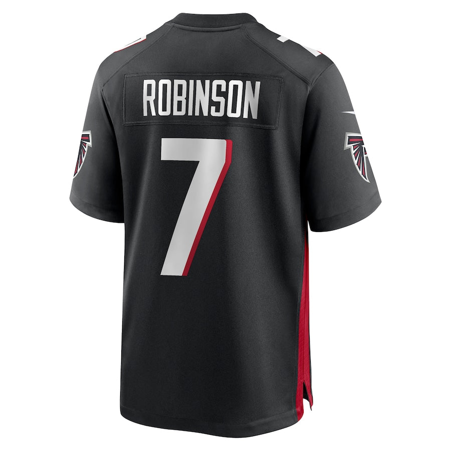 A.Falcons #7 Bijan Robinson Player Black Game Home Ldoa Stitched Jerseys