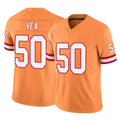 TB.Buccaneers #50 Vita Vea Player Orange Limited Vapor F.U.S.E. Home Game Ldoa Stitched Jerseys