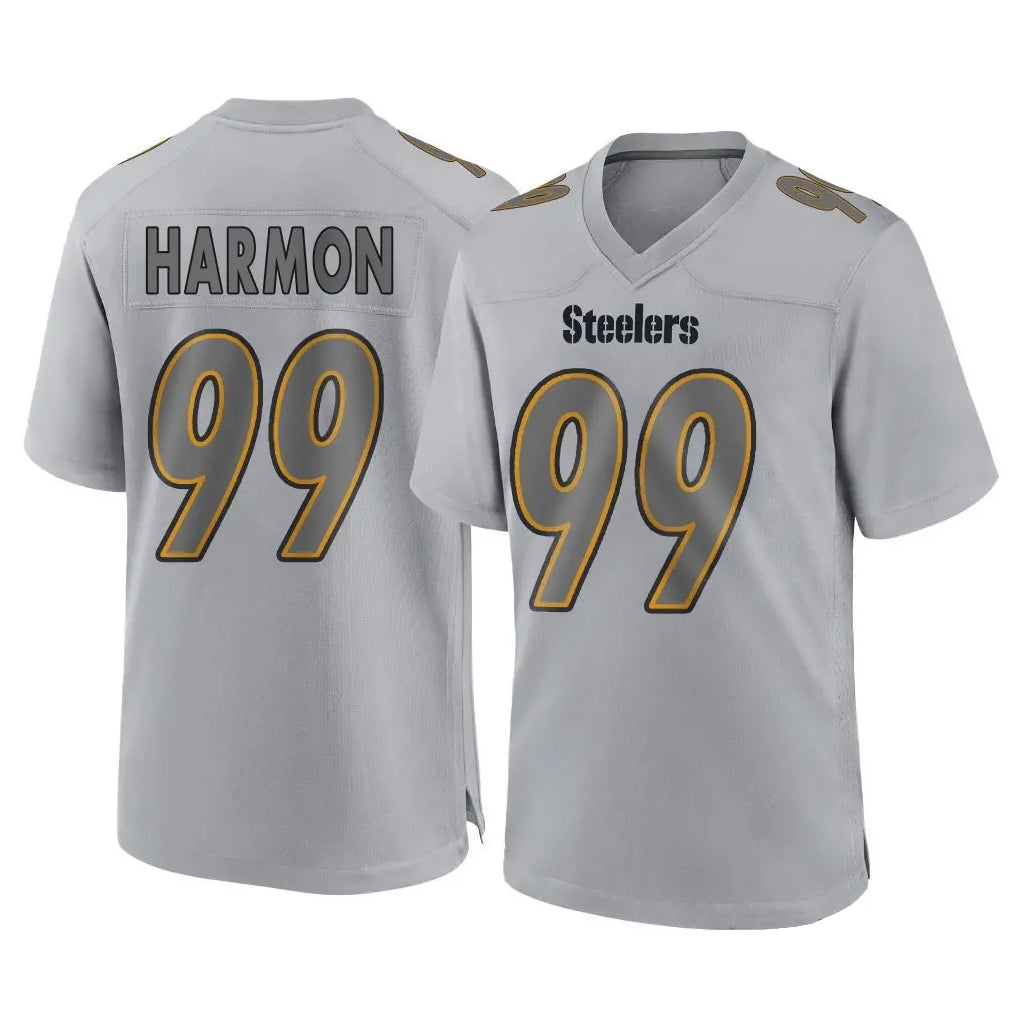 P.Steelers #99 Derrick Harmon Player Gray Atmosphere Fashion Home Game Ldoa Stitched Jerseys