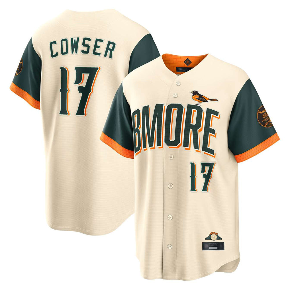 B.Orioles #17 Colton Cowser Player Cream 2026 City Connect Home Game Ldoa Stitched Jerseys