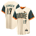 B.Orioles #17 Colton Cowser Player Cream 2026 City Connect Home Game Ldoa Stitched Jerseys