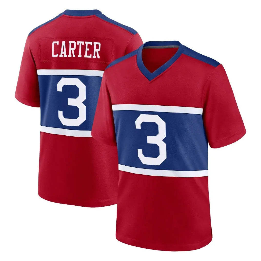 NY.Giants #3 Abdul Carter Player Red Century Home Game Ldoa Stitched Jerseys
