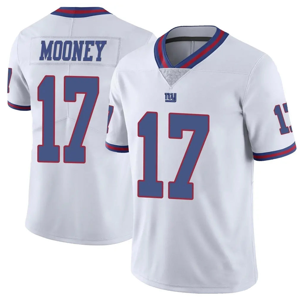 NY.Giants #17 Darnell Mooney Player White Color Rush Home Game Ldoa Stitched Jerseys