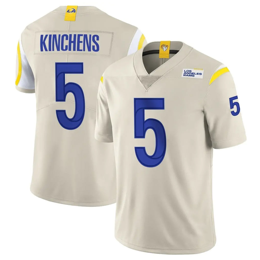 LA.Rams #5 Kamren Kinchens Player Bone Limited Vapor Home Game Ldoa Stitched Jerseys