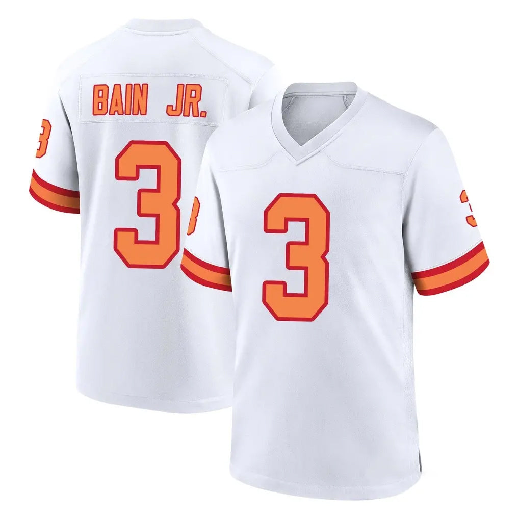 TB.Buccaneers #3 Rueben Bain Jr. Player White '76 Home Game Ldoa Stitched Jerseys