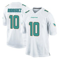 M.Dolphins #10 Jacob Rodriguez Player White Home Game Ldoa Stitched Jerseys