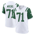 NY.Jets #71 Josh Myers Player White Classic Home Game Ldoa Stitched Jerseys